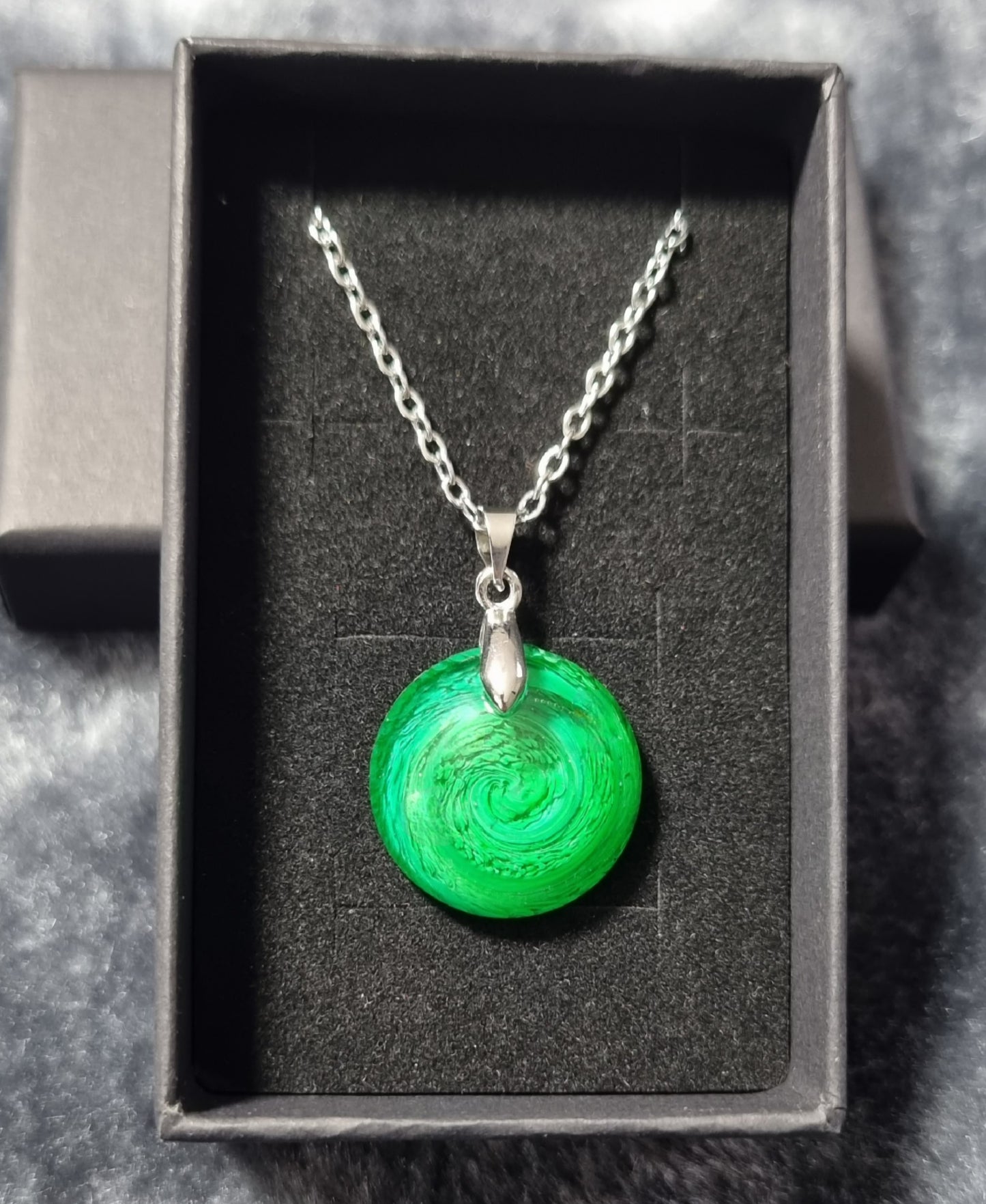 Handmade Epoxy Resin Necklace