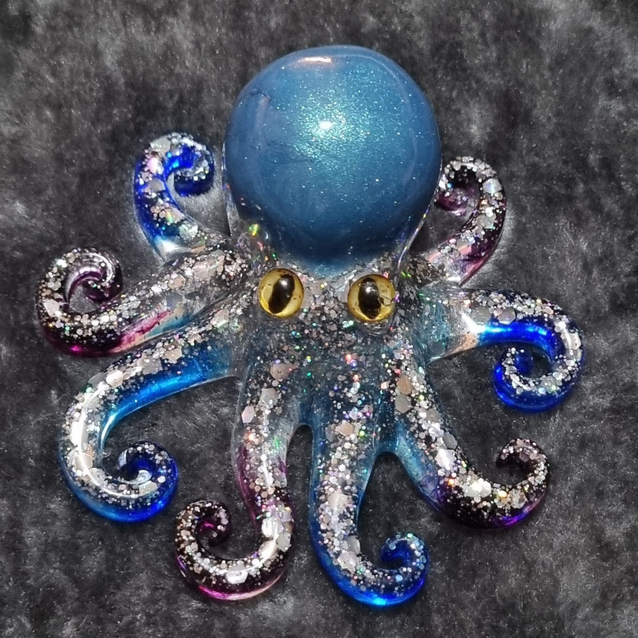 Handcrafted Epoxy Resin Octopus