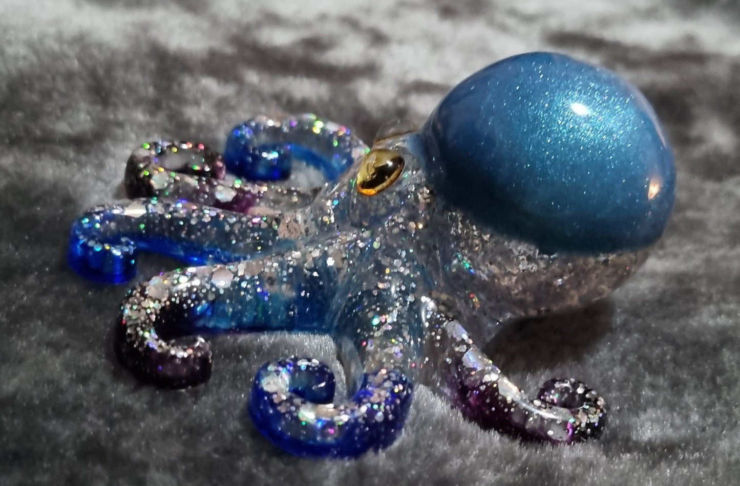 Handcrafted Epoxy Resin Octopus
