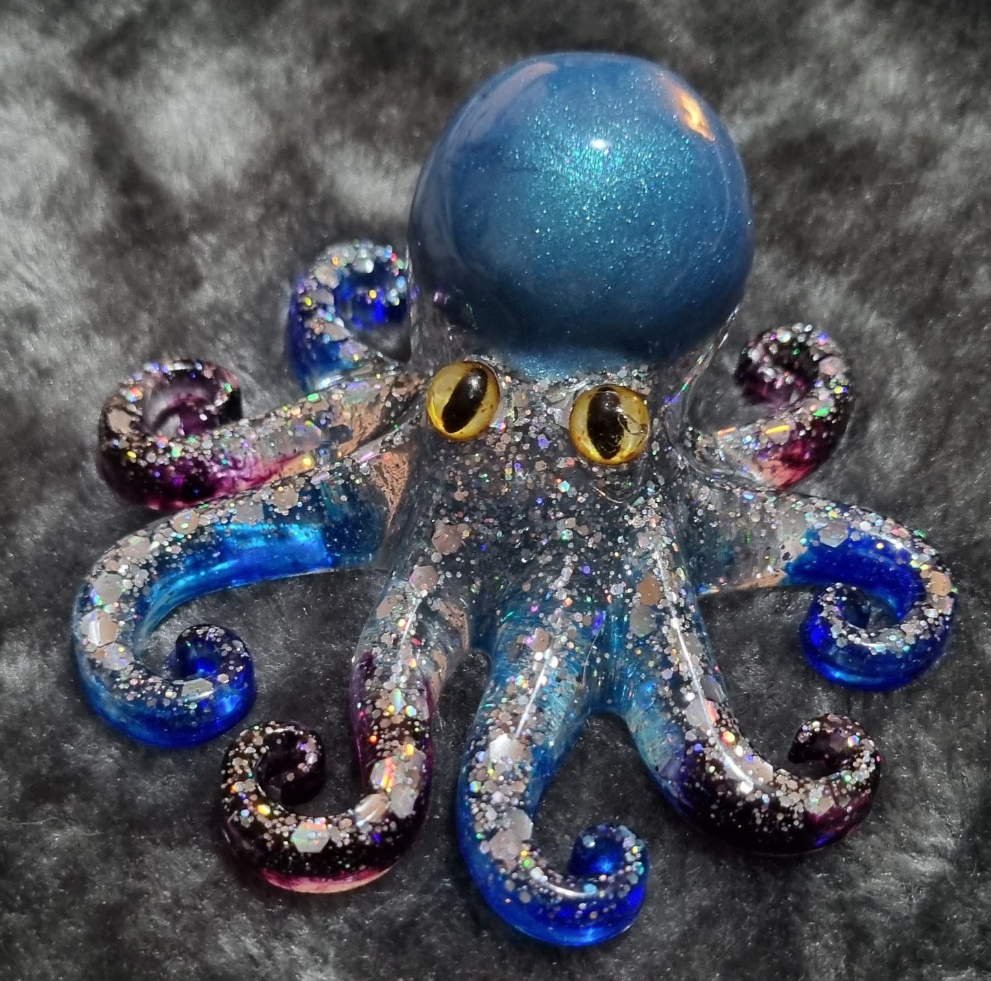 Handcrafted Epoxy Resin Octopus