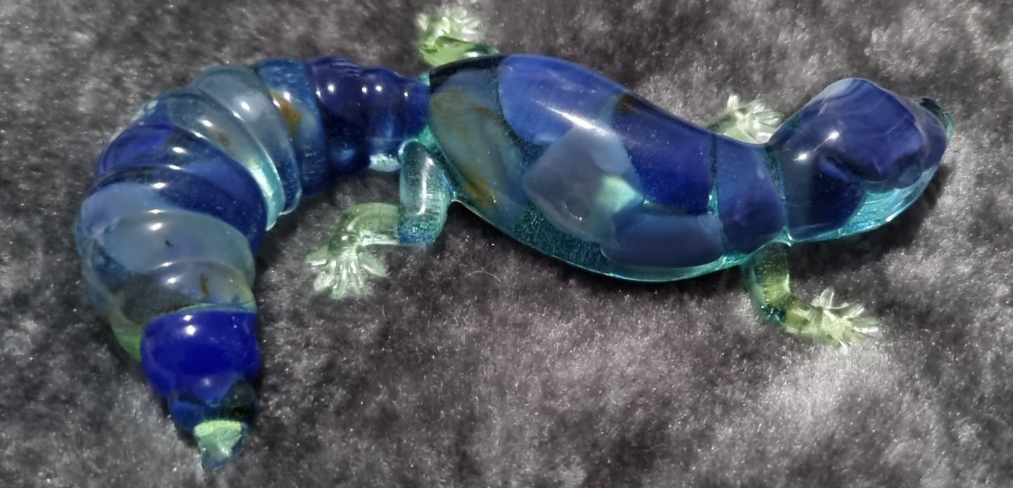 Handmade Epoxy Resin Gecko