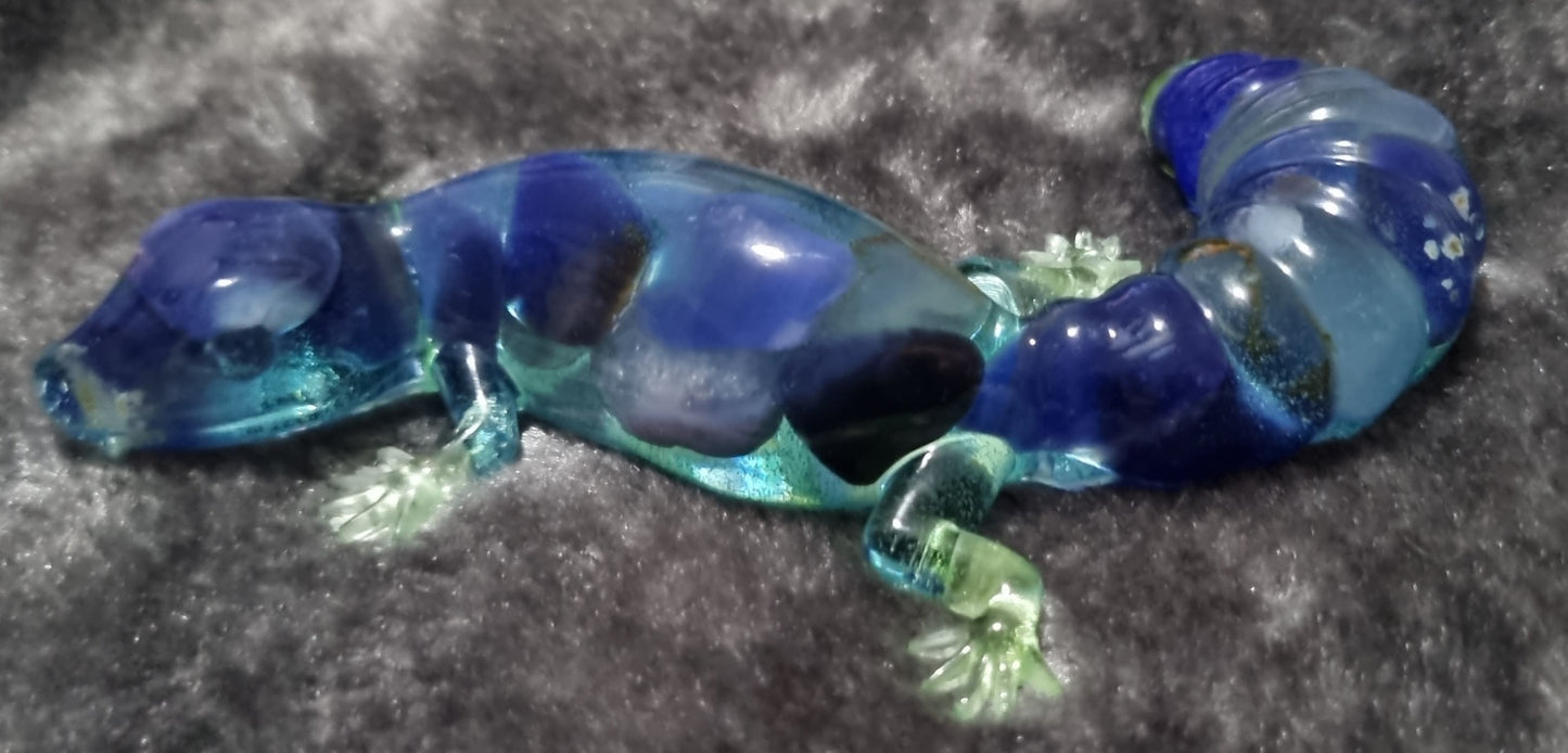 Handmade Epoxy Resin Gecko