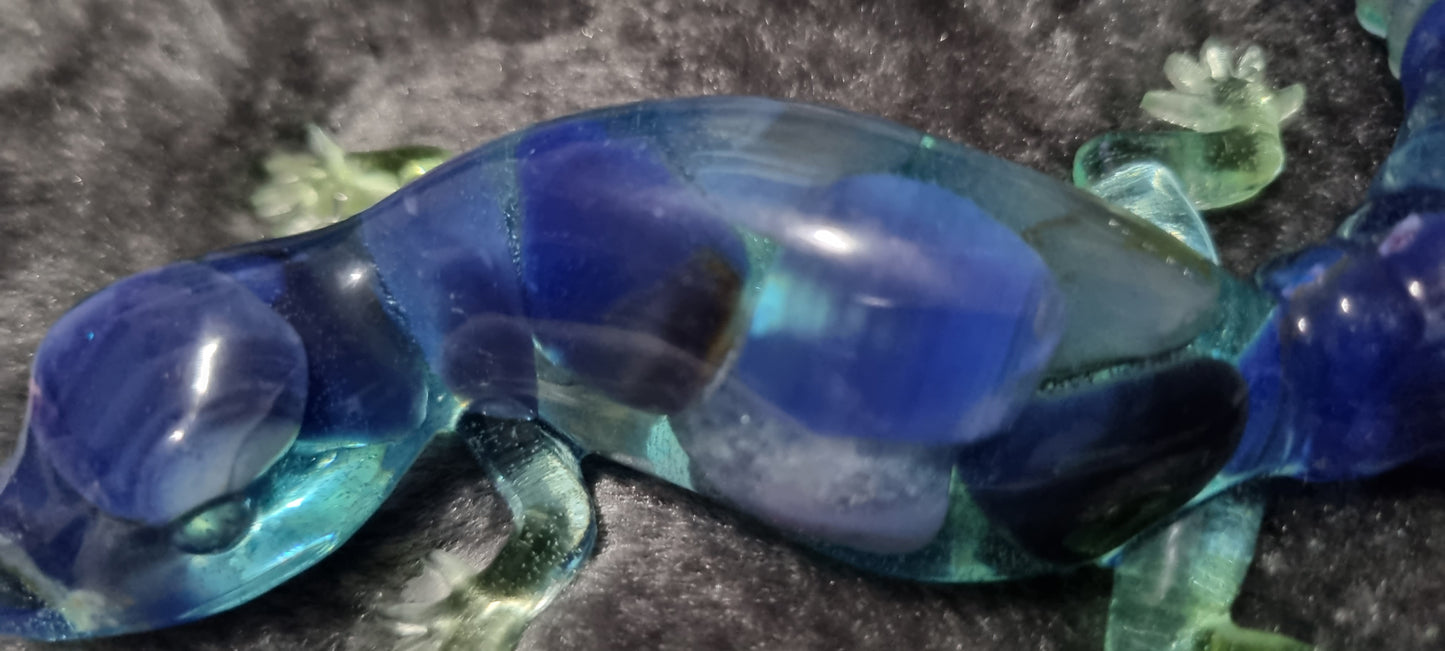 Handmade Epoxy Resin Gecko