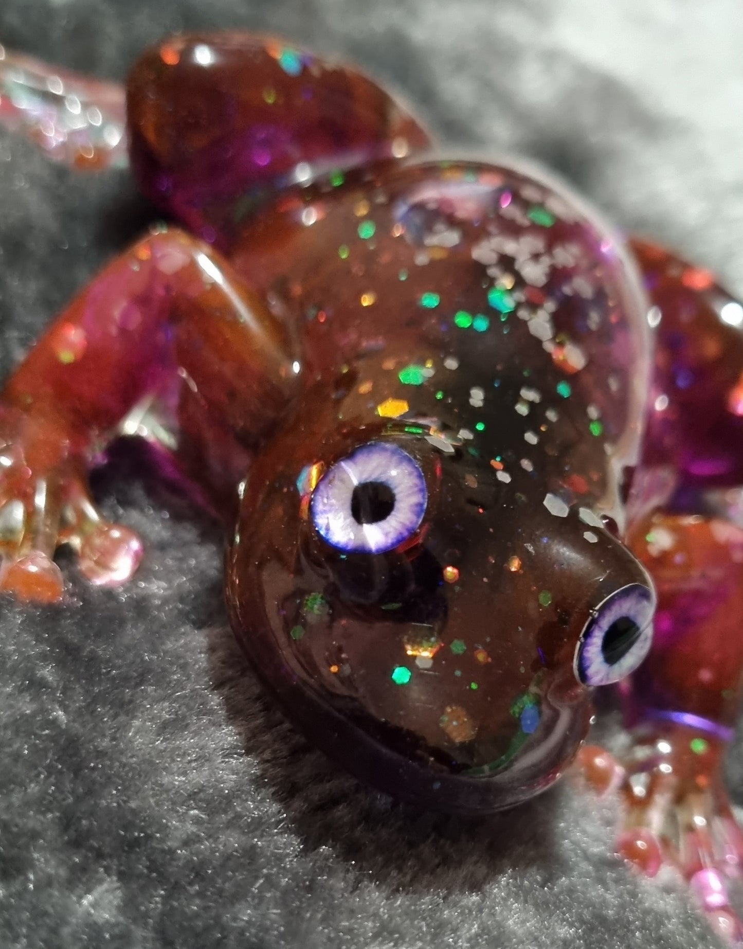 Handmade Epoxy Resin Frog