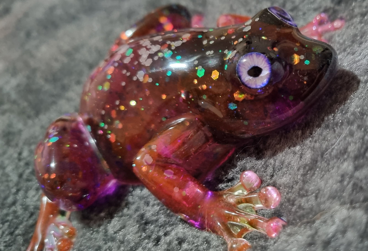 Handmade Epoxy Resin Frog
