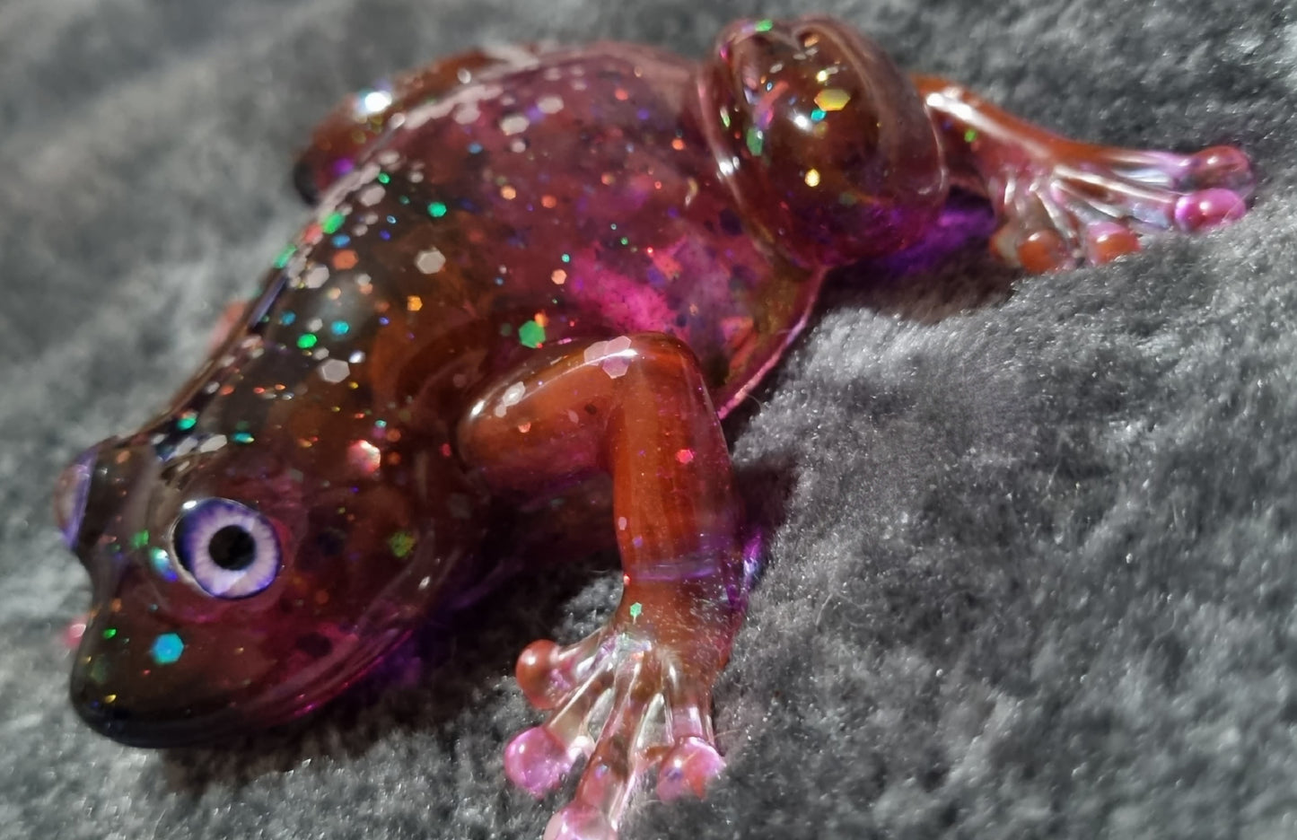 Handmade Epoxy Resin Frog
