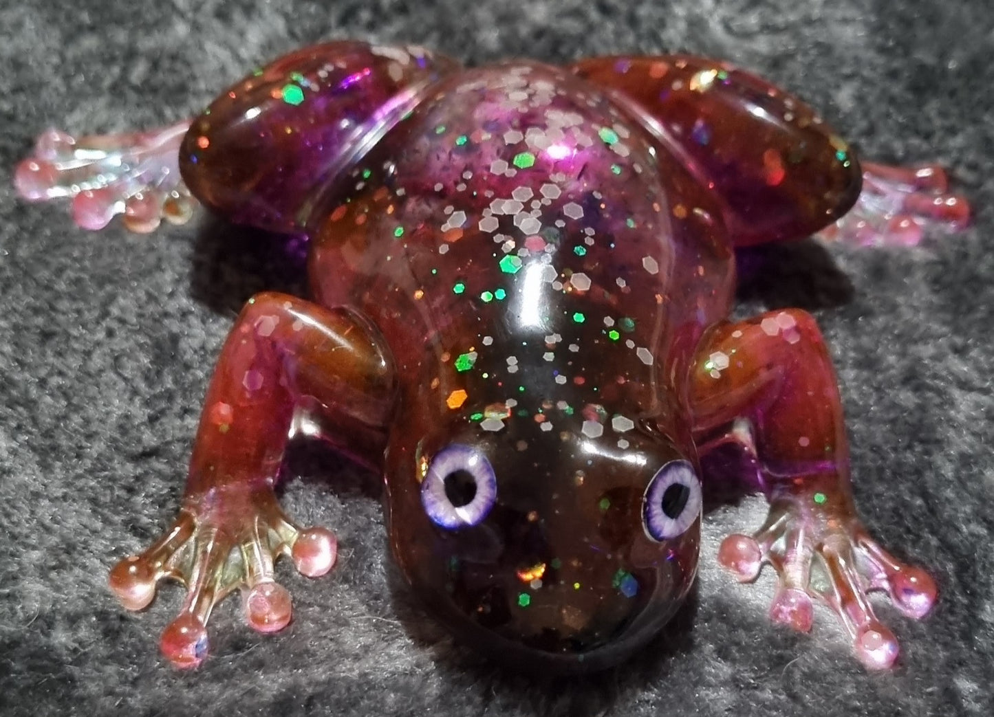 Handmade Epoxy Resin Frog
