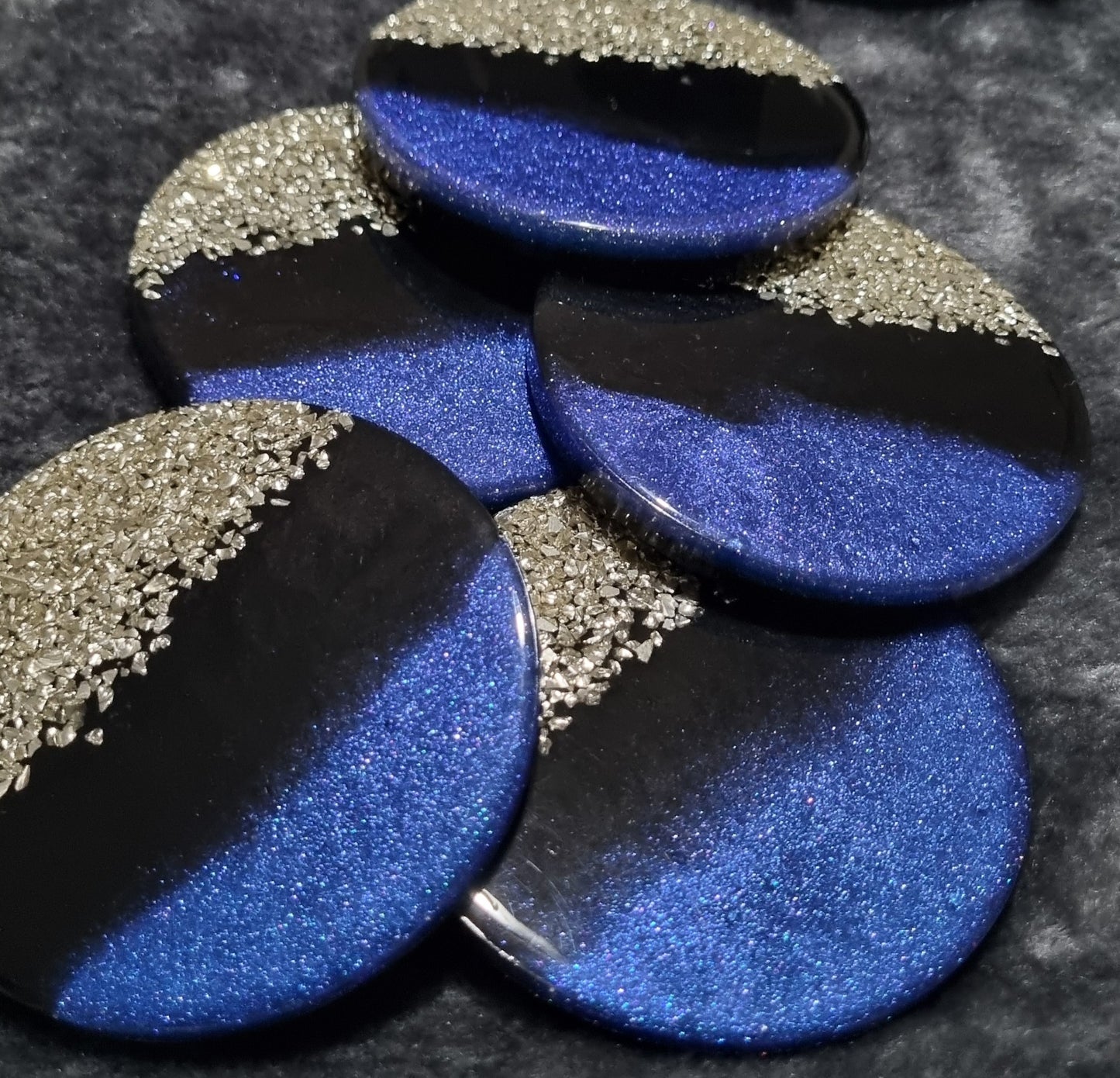 Handcrafted Epoxy Resin Coaster Set