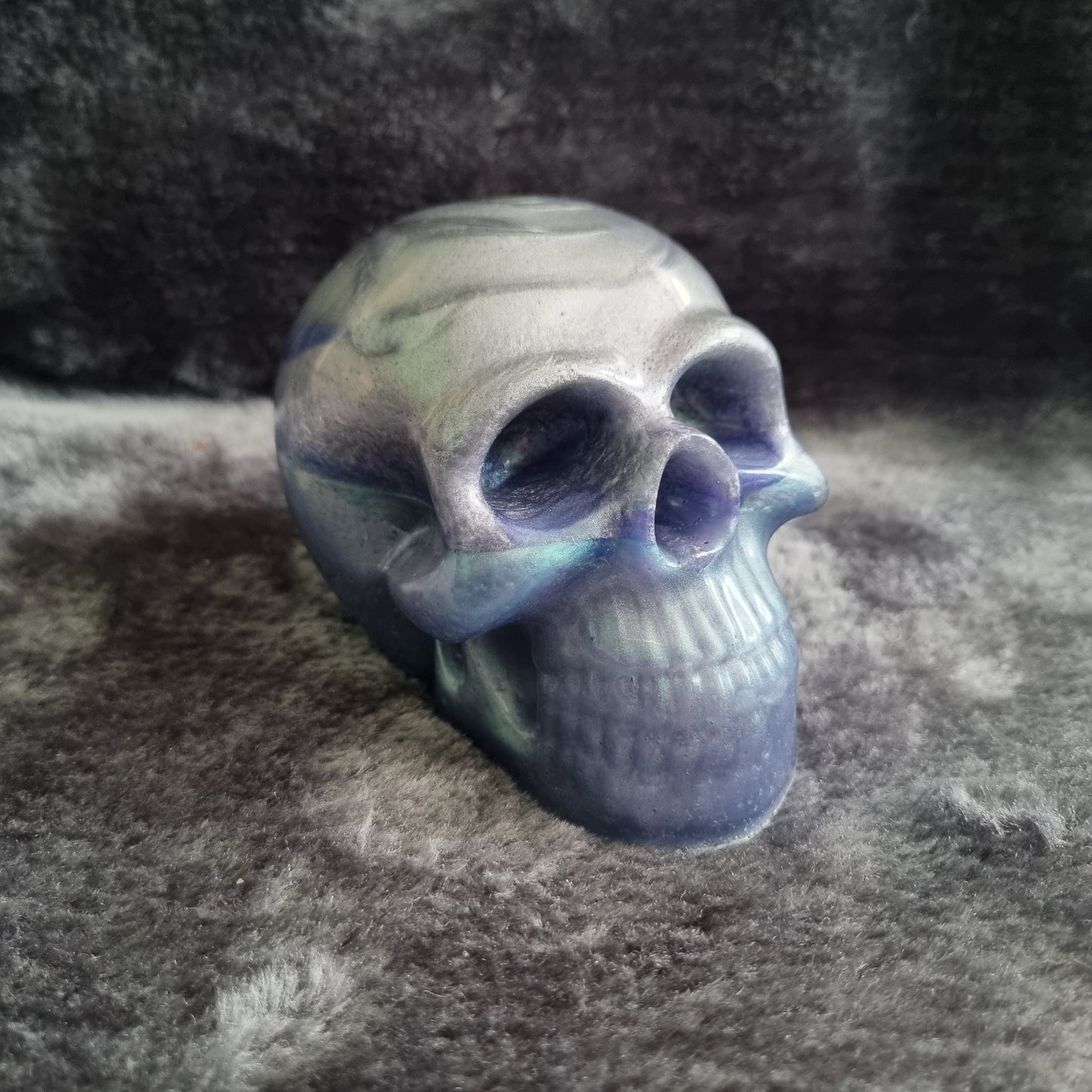 Handmade Epoxy Resin Skull