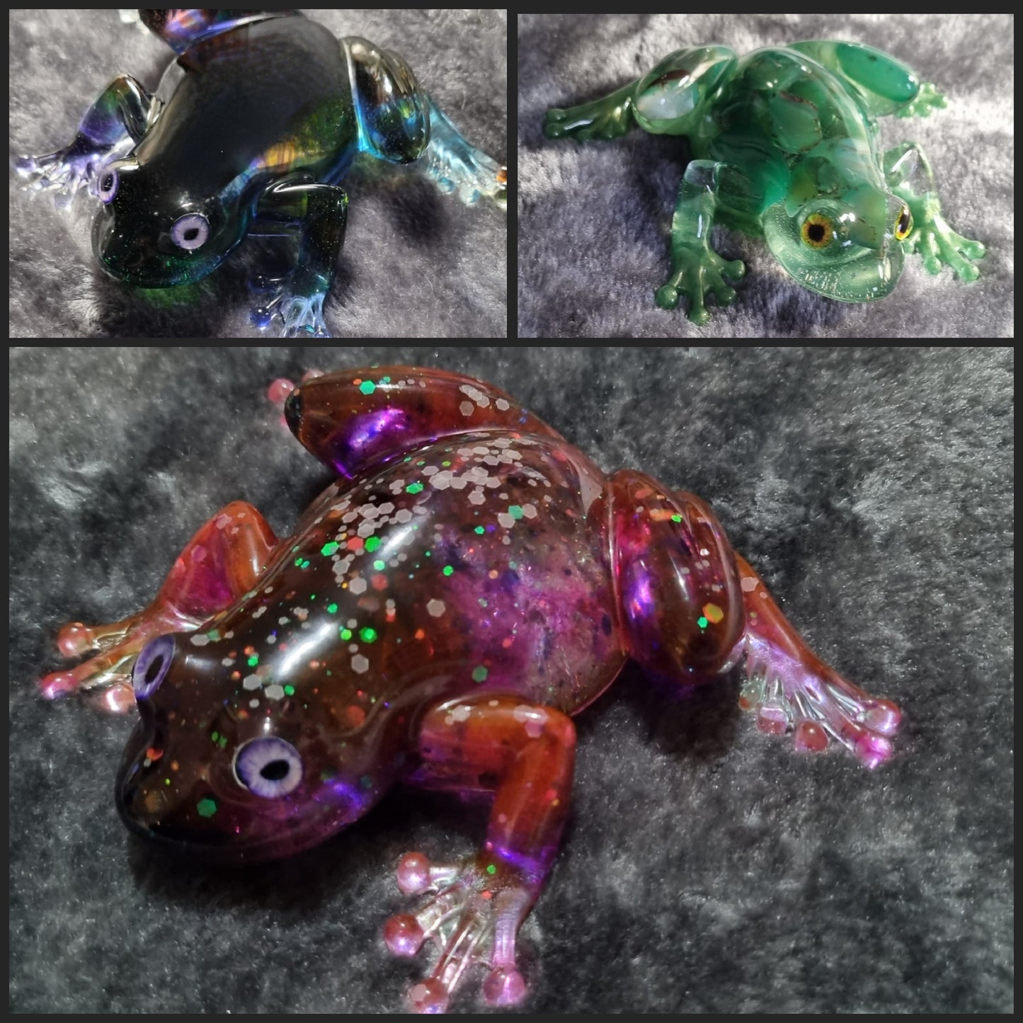 Handmade Epoxy Resin Frog