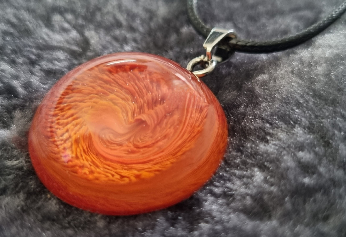 Handmade Epoxy Resin Necklace