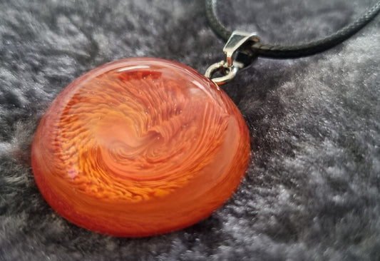 Handmade Epoxy Resin Necklace