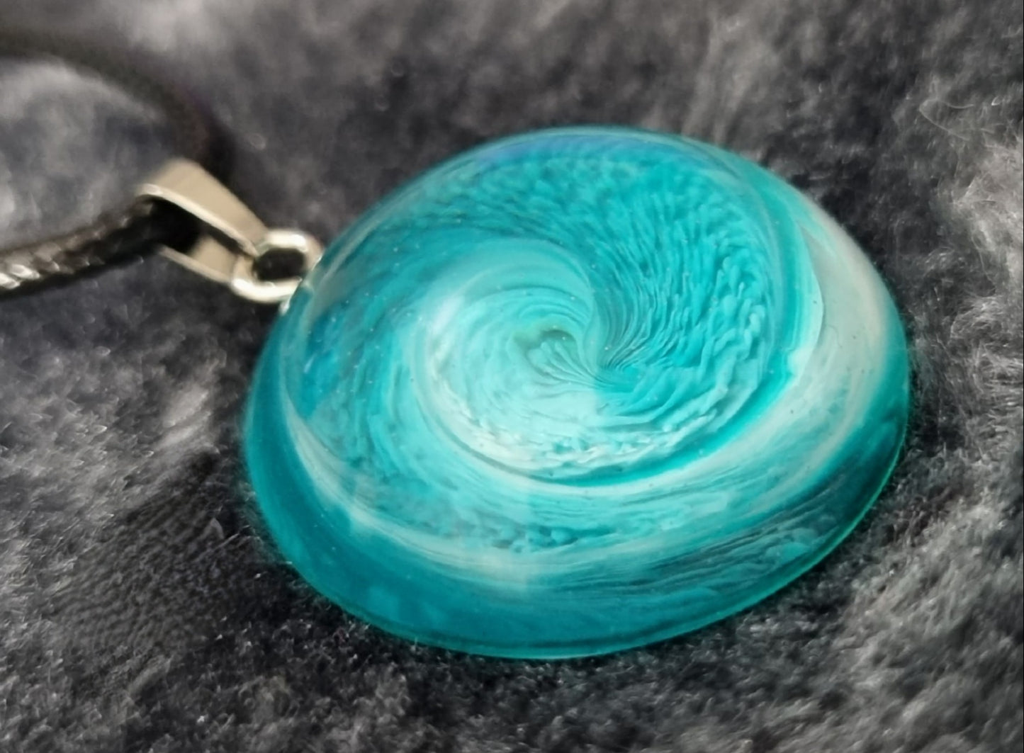Handmade Epoxy Resin Necklace
