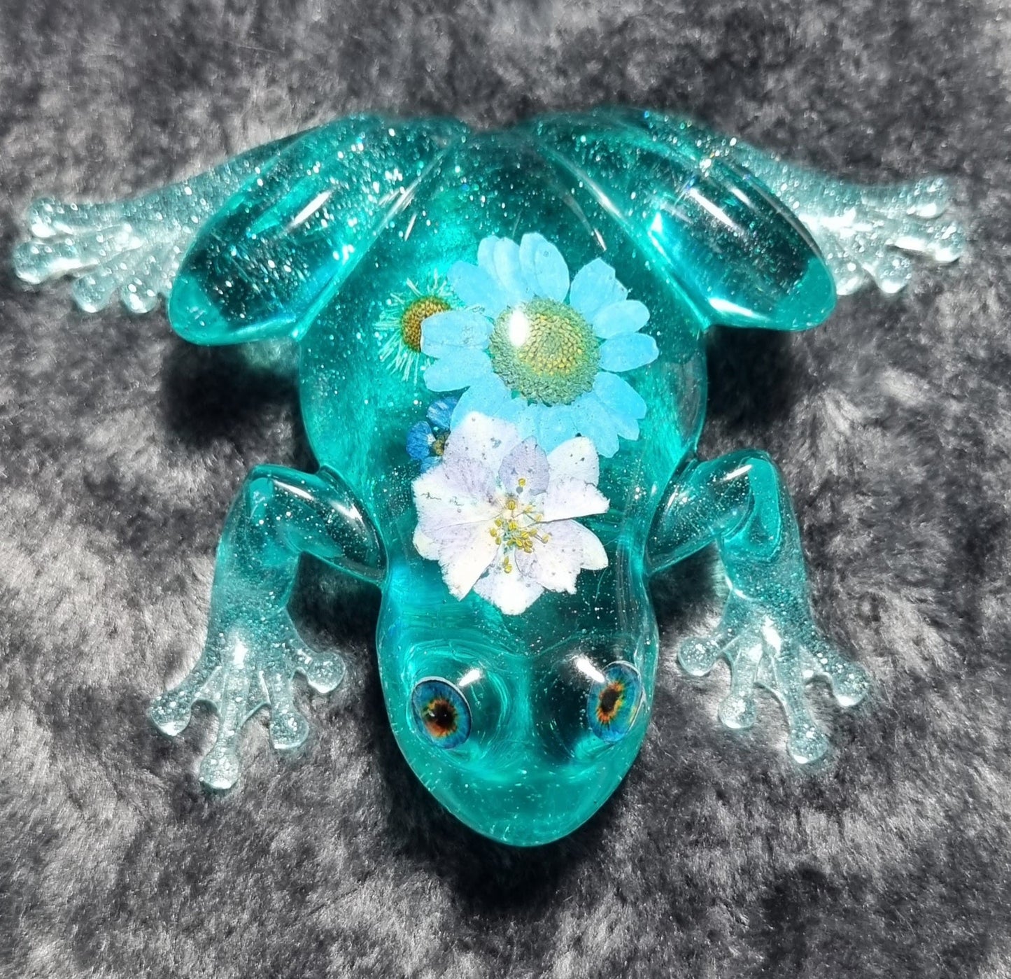 Handmade Epoxy Resin Frog