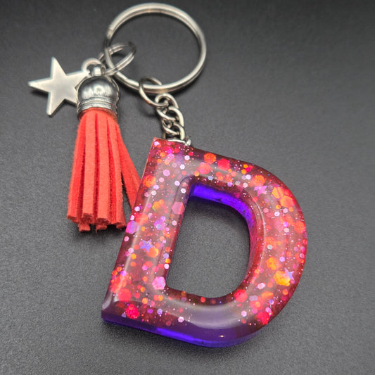 Resin Letter Keyring – Initial D