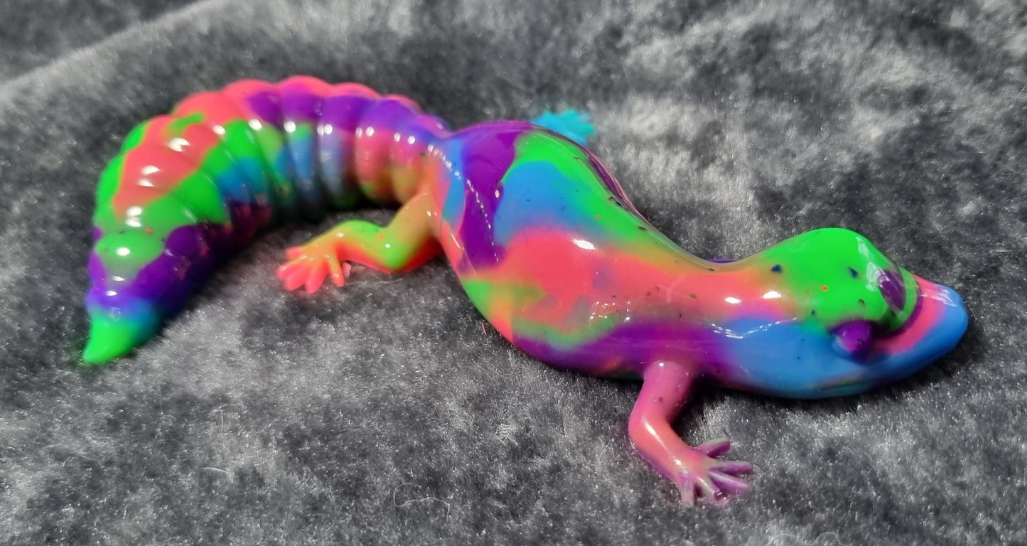 Handmade Epoxy Resin Gecko