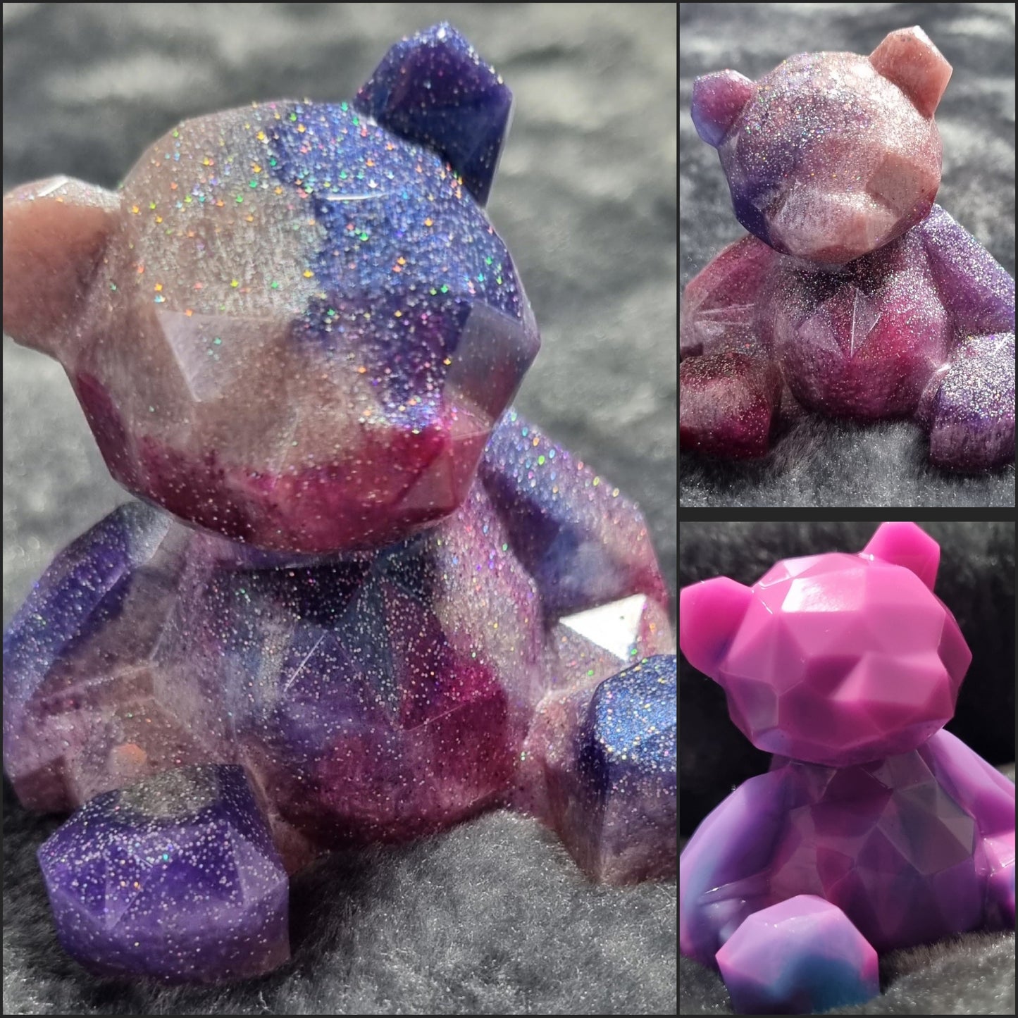 Handmade Epoxy Resin Teddy Bear