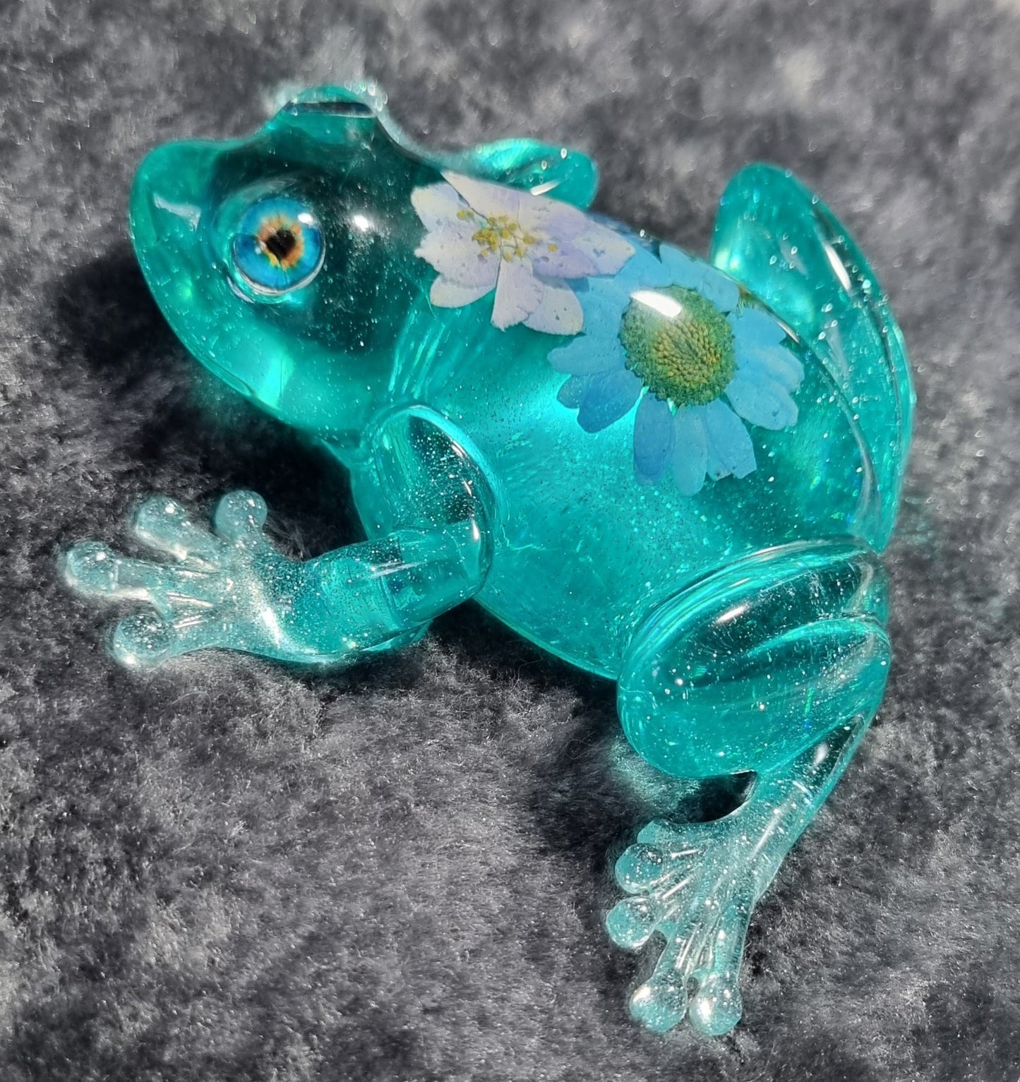 Handmade Epoxy Resin Frog