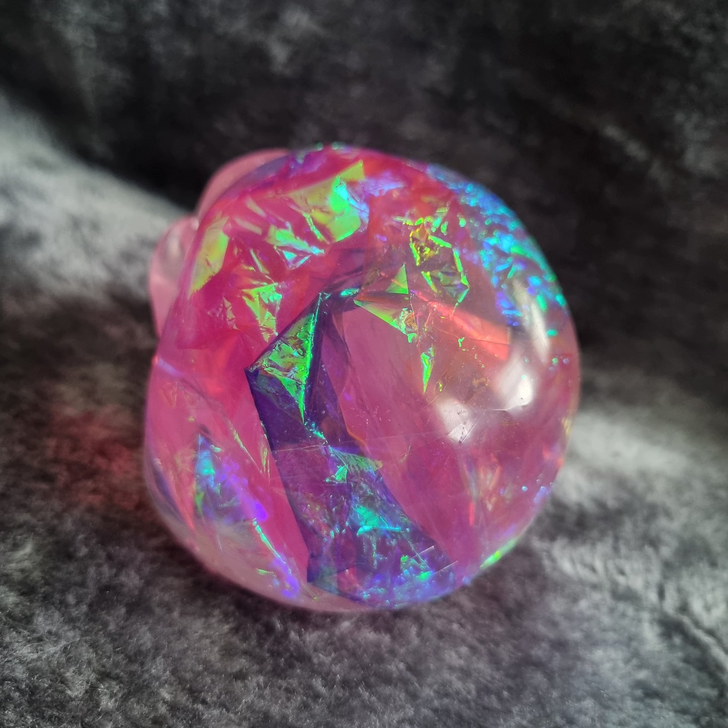 Handmade Epoxy Resin Skull