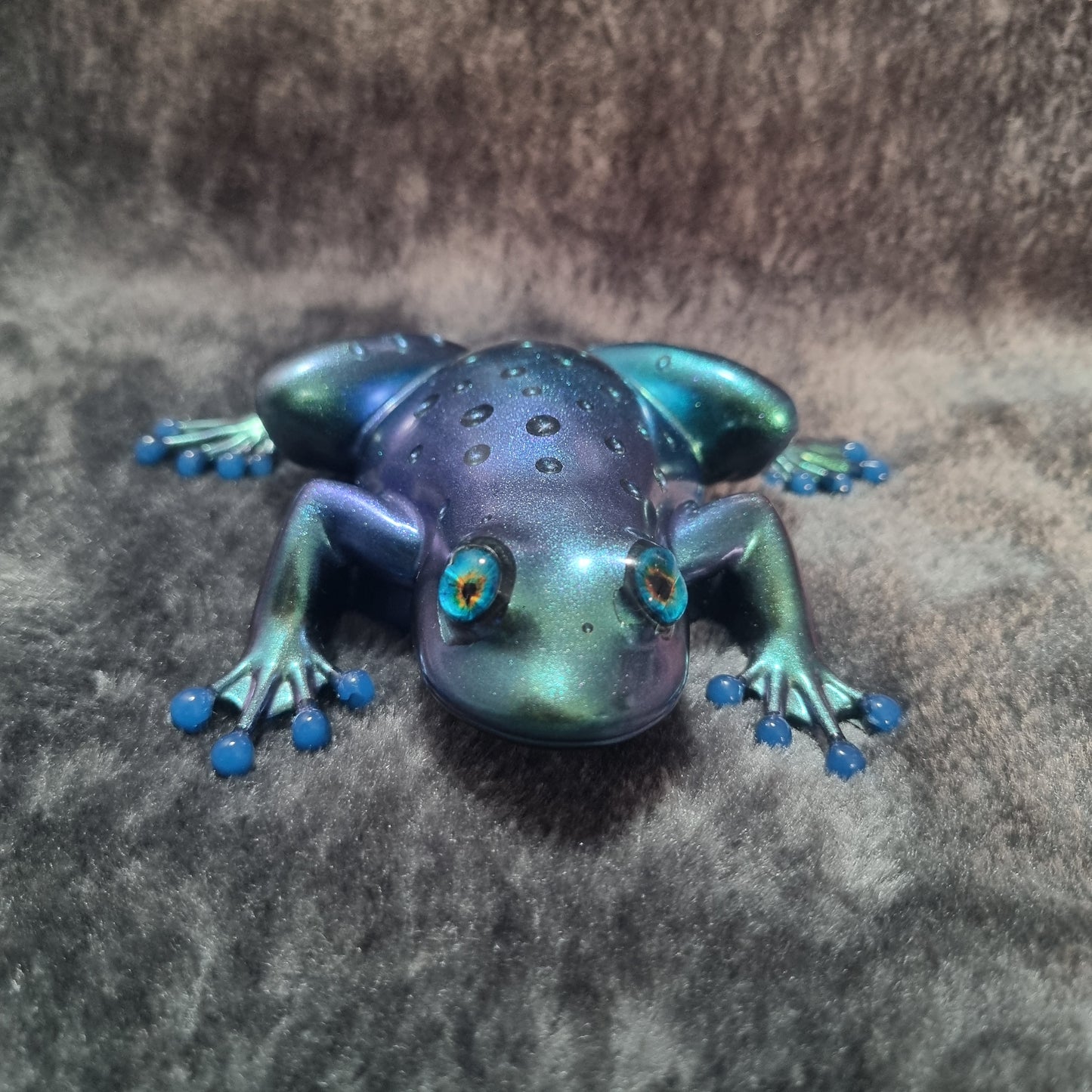 Handmade Epoxy Resin Raindrop Frog