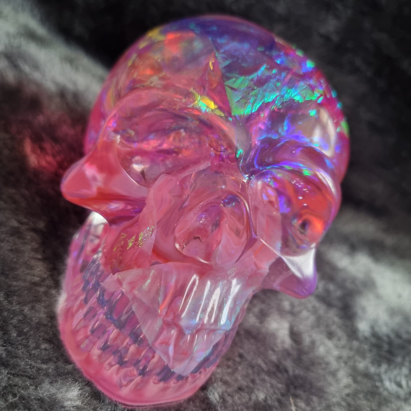 Handmade Epoxy Resin Skull