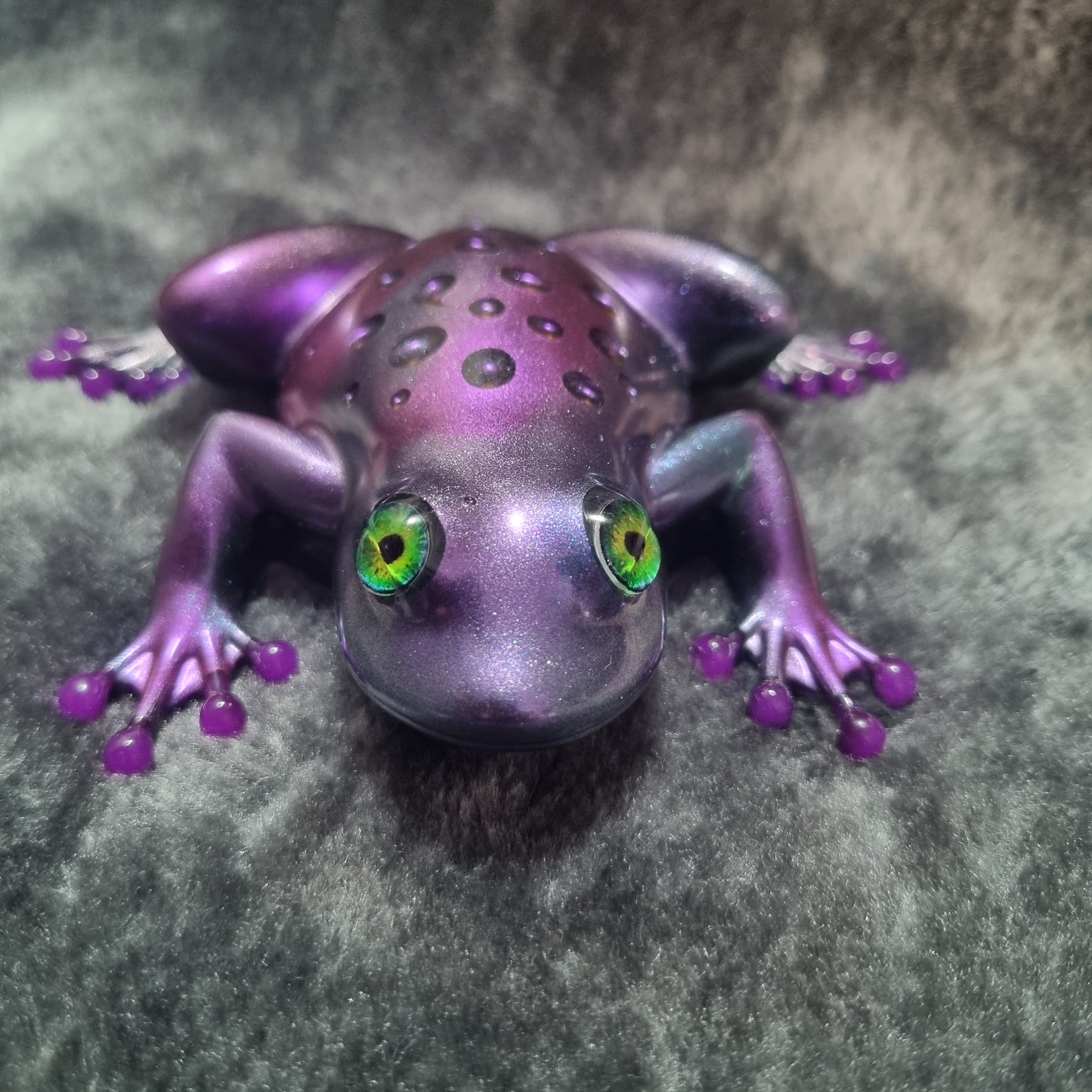 Handmade Epoxy Resin Raindrop Frog