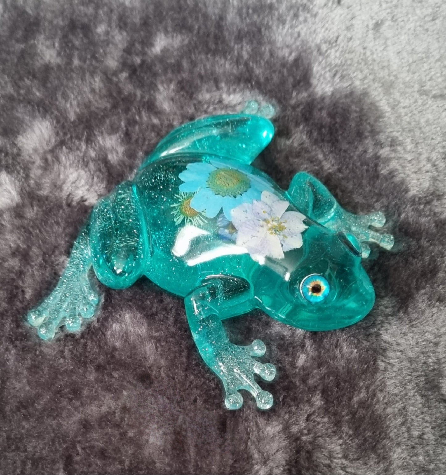Handmade Epoxy Resin Frog