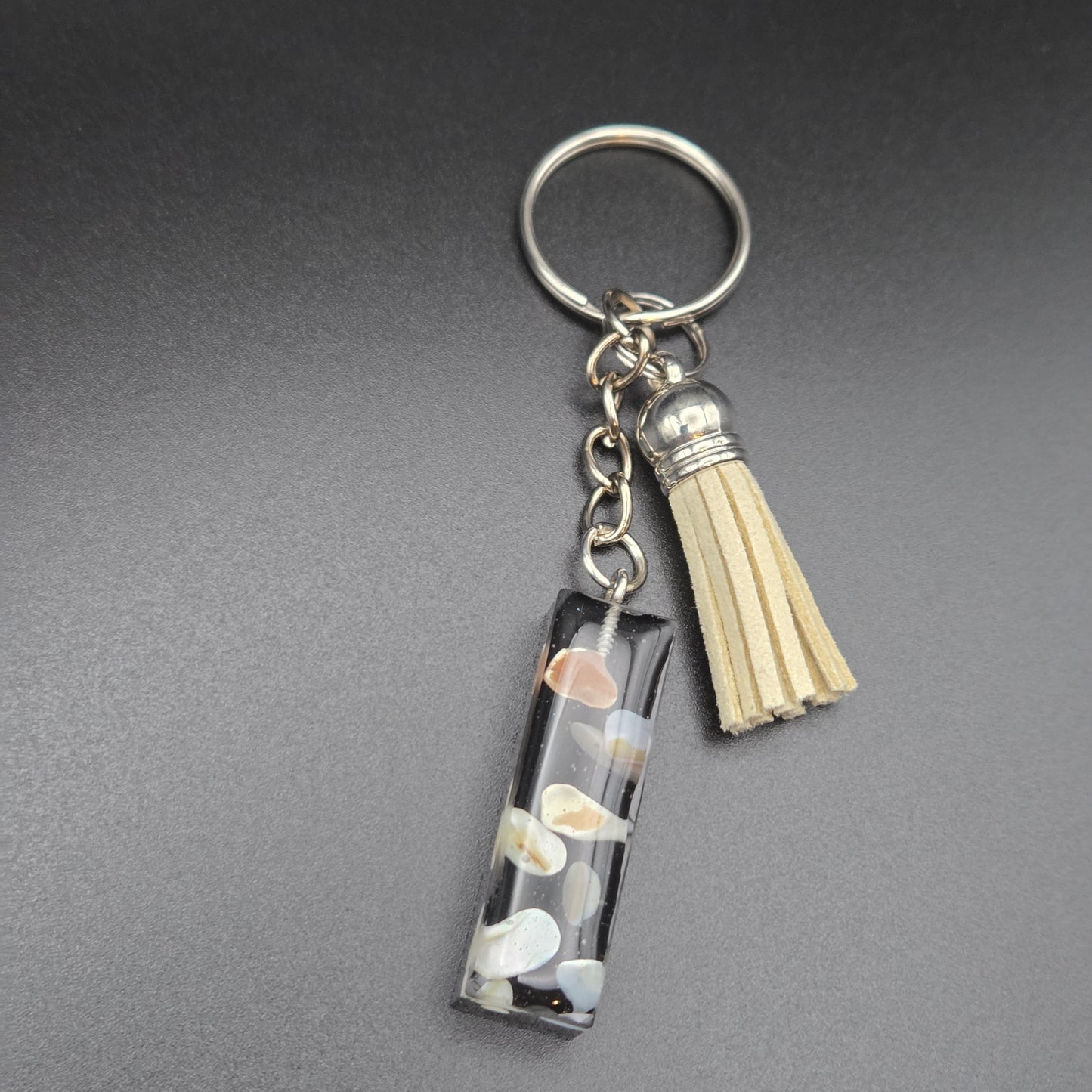 Resin Letter Keyring – Initial I