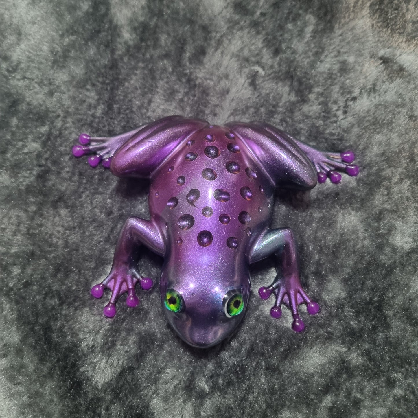 Handmade Epoxy Resin Raindrop Frog