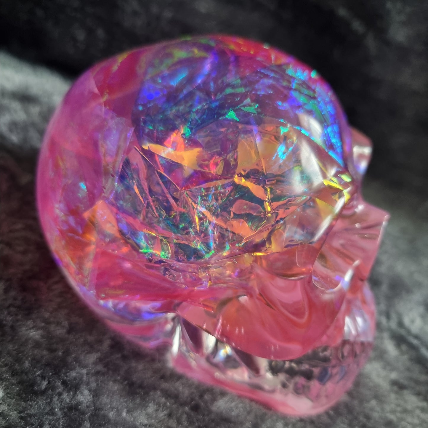 Handmade Epoxy Resin Skull