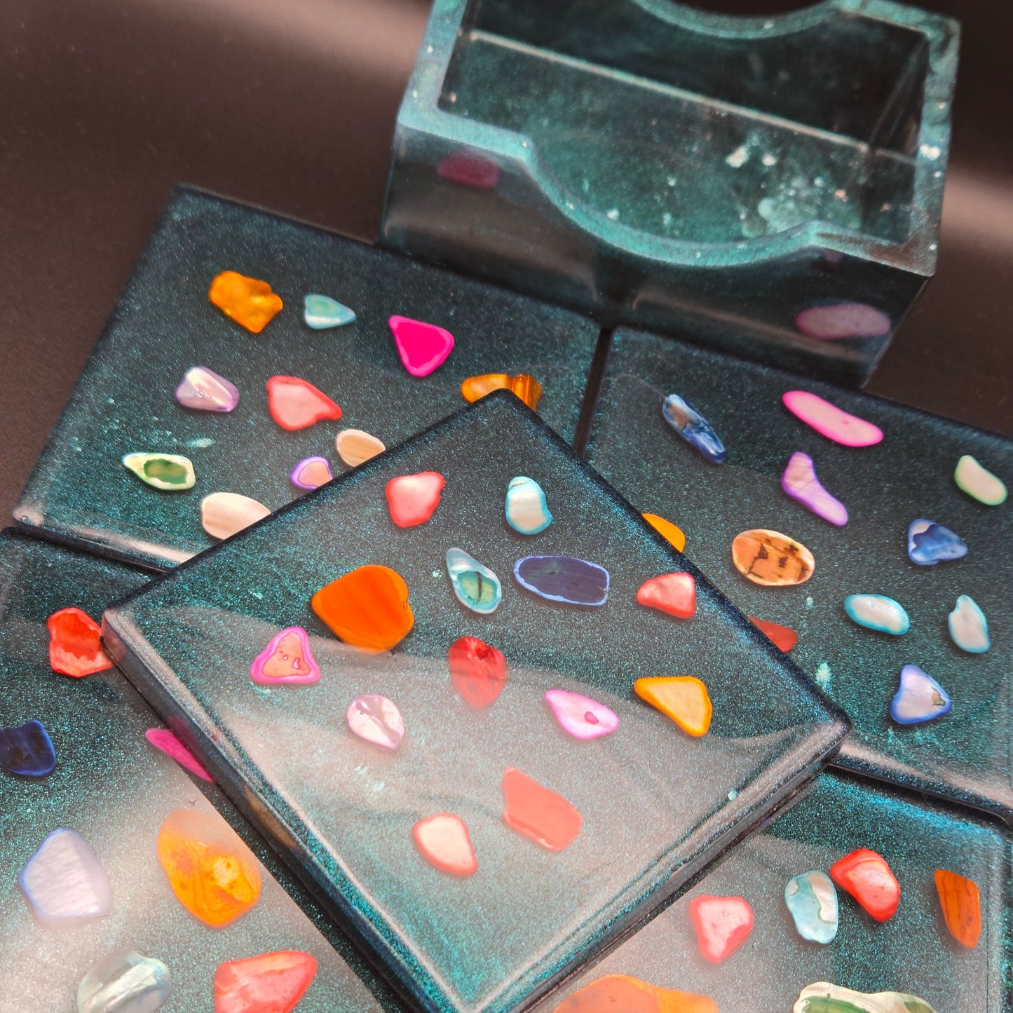 Resin Coaster Set