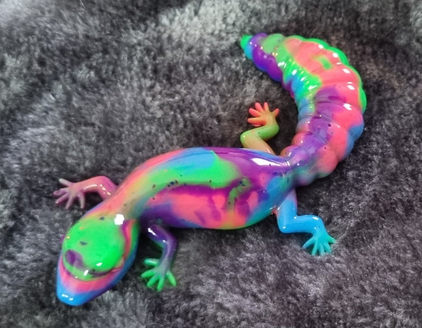 Handmade Epoxy Resin Gecko