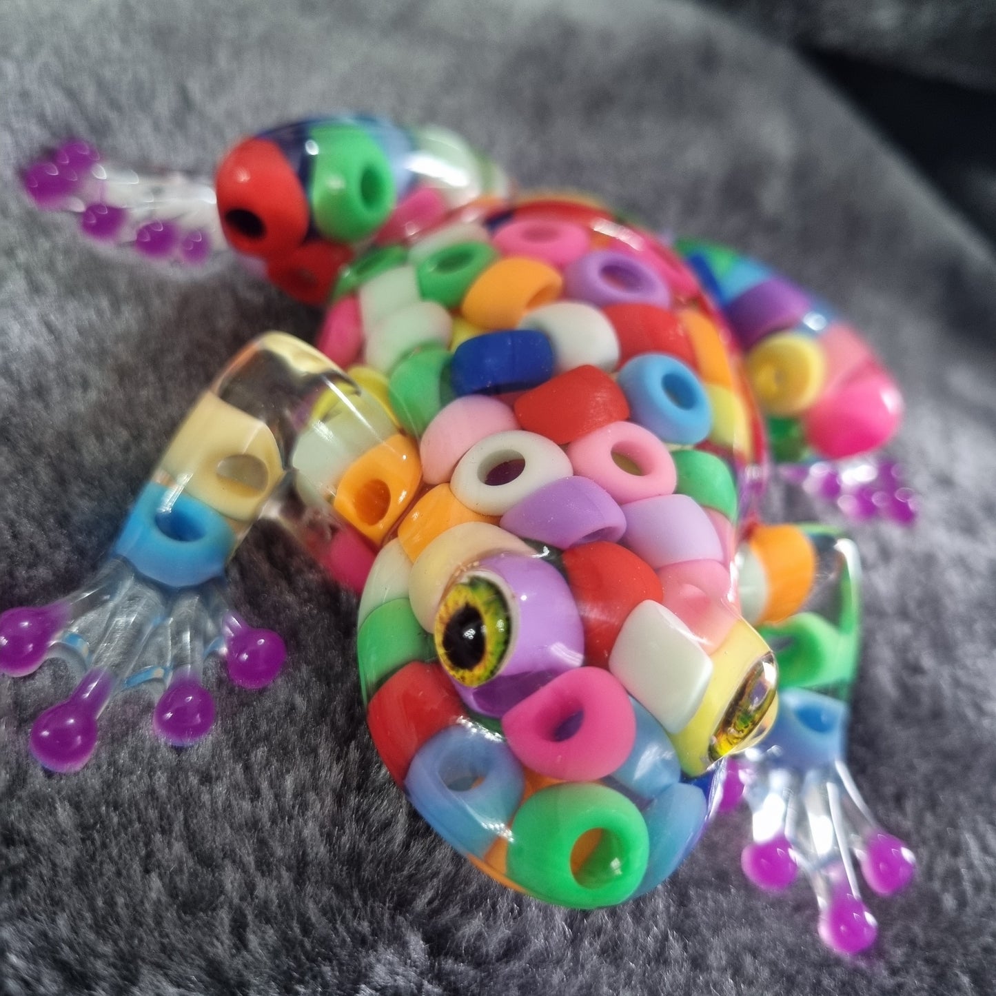 Handmade Epoxy Resin Frog