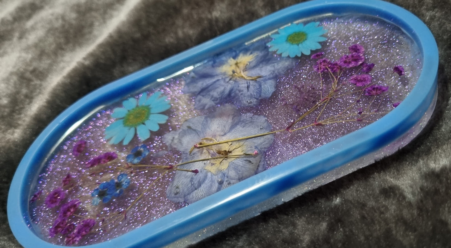 Handmade Epoxy Resin Trinket Tray