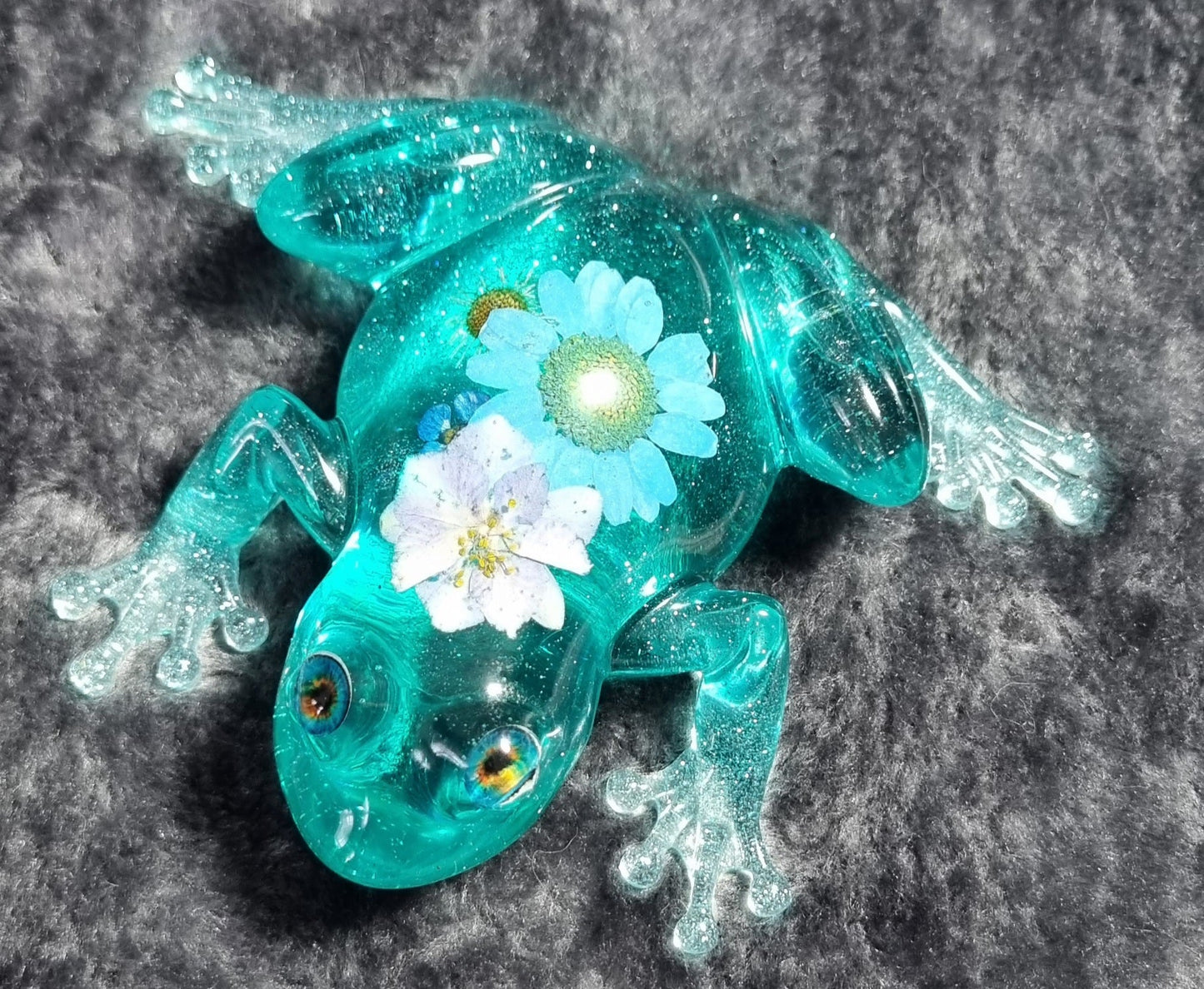 Handmade Epoxy Resin Frog